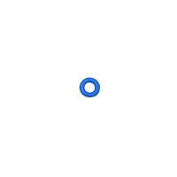 O-Ring 3.4x1.9 blau für Druckschlauch an der Nivona Dampfheizung